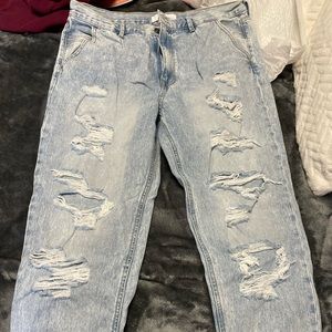 nwot distressed kancan jeans